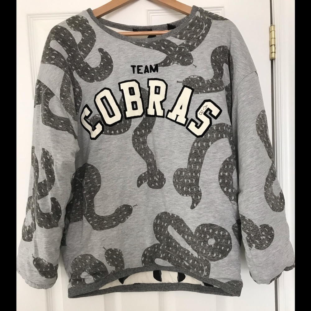 Scotch & Soda - Amsterdams Blauw padded top